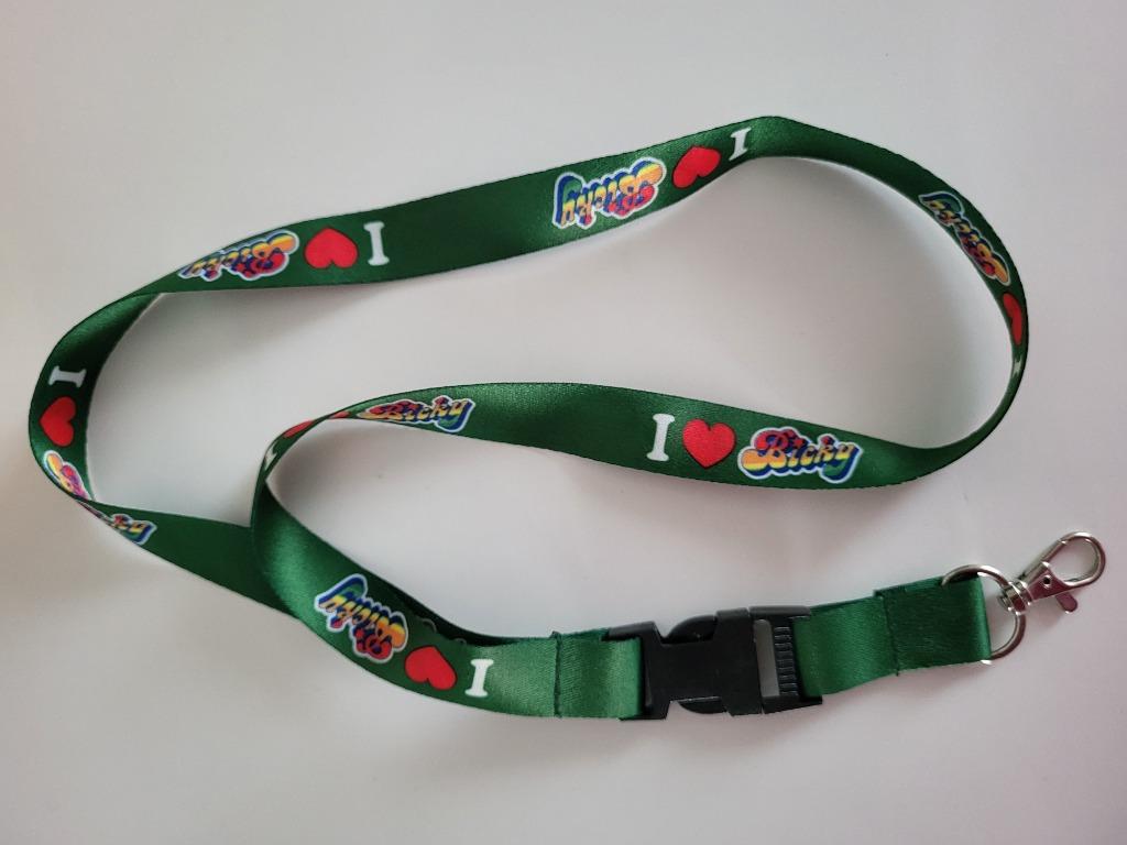 bicky lanyard keycord sleutelkoord I Love Bicky keyholder, Enlèvement ou Envoi, Neuf, Marque