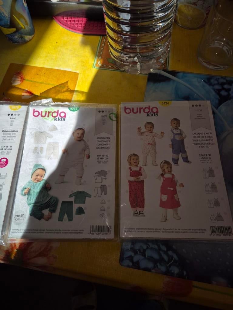 Patronen voor baby en peuterkledij, Ophalen