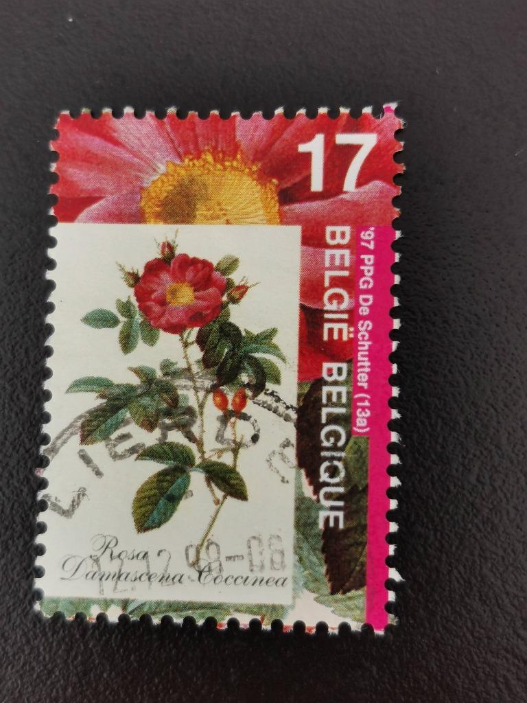 Belgie 1997 - bloemen - rozen, Ophalen of Verzenden, Gestempeld