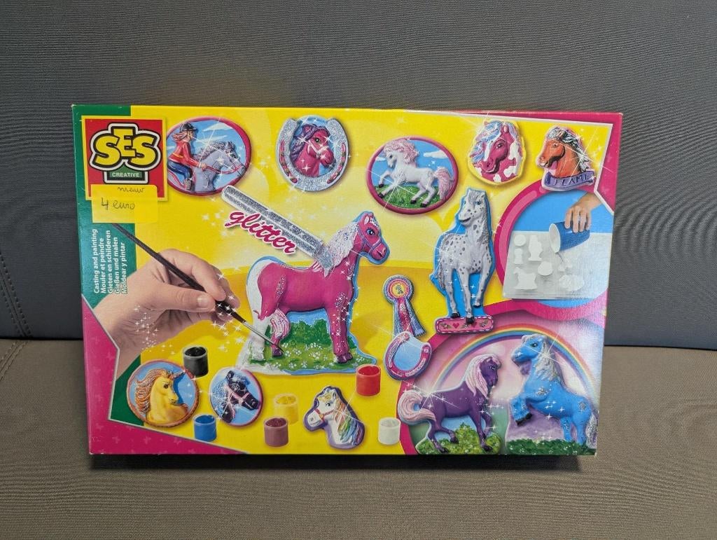 Gieten en schilderen paarden met glitter, Kinderen en Baby's, Speelgoed | Educatief en Creatief, Ophalen of Verzenden, Nieuw, Knutselen