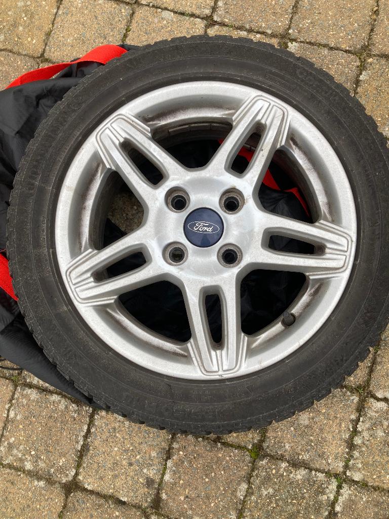 Originele lichtmetalen Ford velgen 15” 5x2 spaaks design, Ophalen, Gebruikt, 15 inch, Velg(en)
