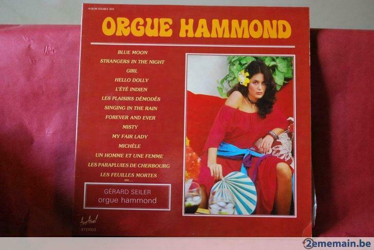 Disque 33 tours DOUBLE orgue Hammond Gérard SEILER, Enlèvement ou Envoi