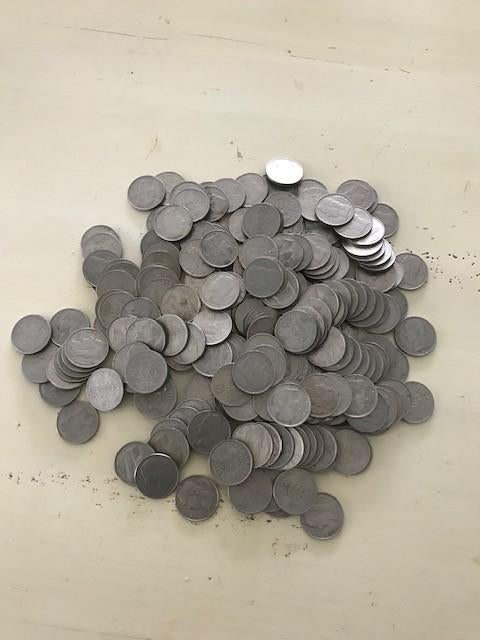 oud geld( 5 frank), Postzegels en Munten, Ophalen