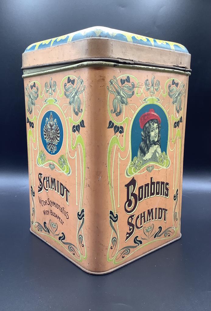 Grande boite a bonbons Schmidt, Collections, Enlèvement ou Envoi, Comme neuf
