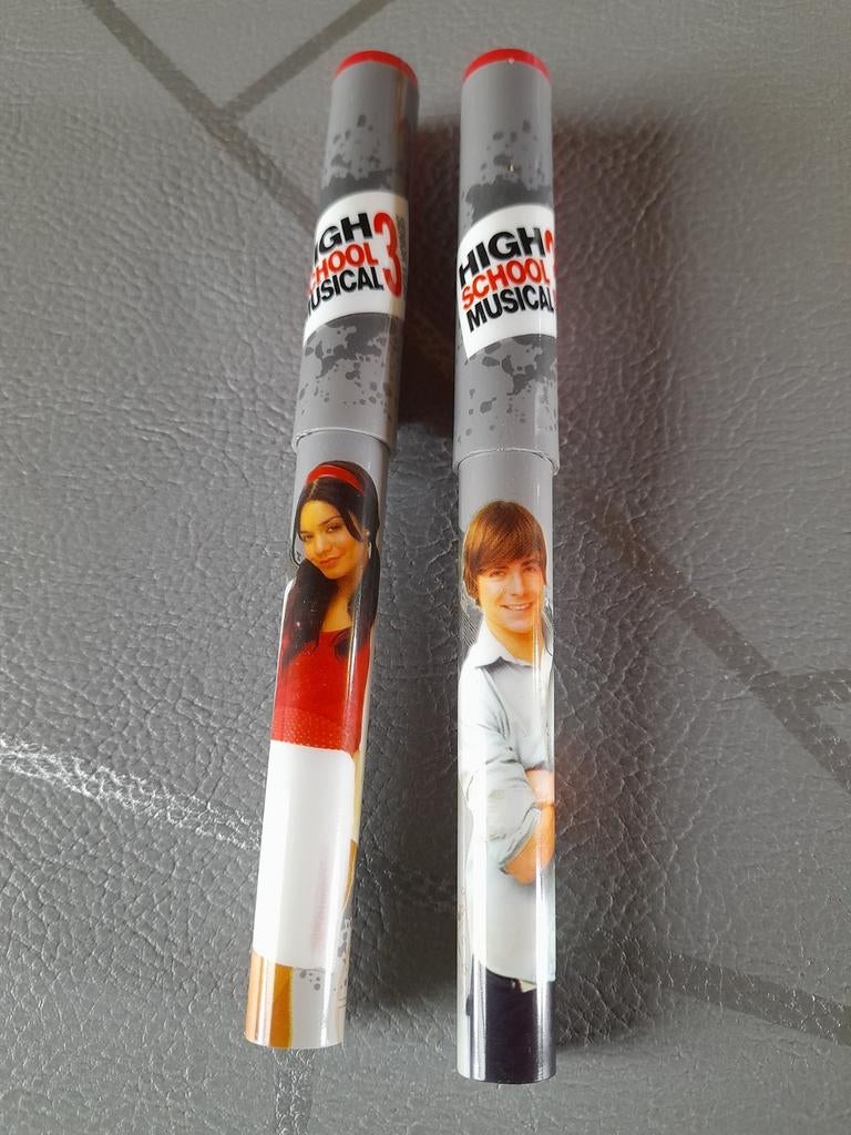2 bics High School Musical 3, Enlèvement ou Envoi, Comme neuf, Stylo à bille, Autres marques