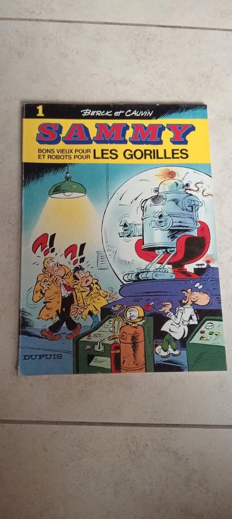BD Bande dessinée Sammy n1 Les Gorilles 1978, Livres, BD, Enlèvement ou Envoi, Utilisé