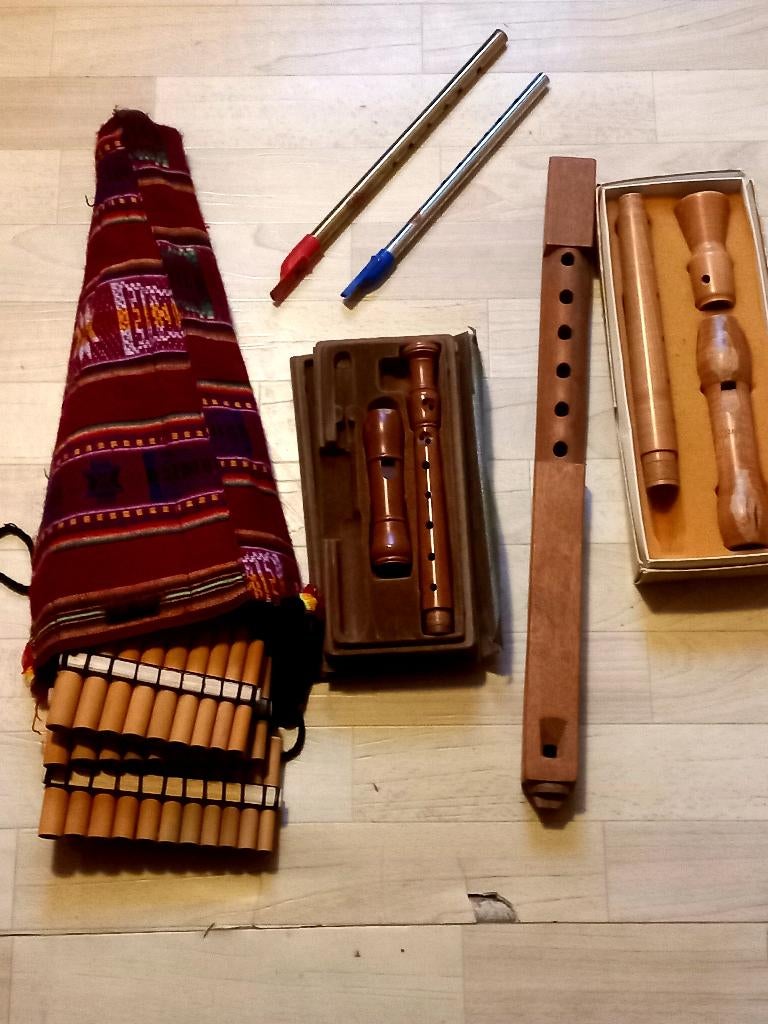 Lot de plusieurs flûtes, Musique & Instruments, Enlèvement, Utilisé