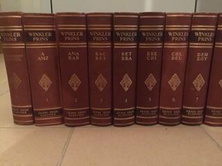 Winkler prins encyclopedie zesde druk 1952, Ophalen, Zo goed als nieuw, Algemeen, Complete serie