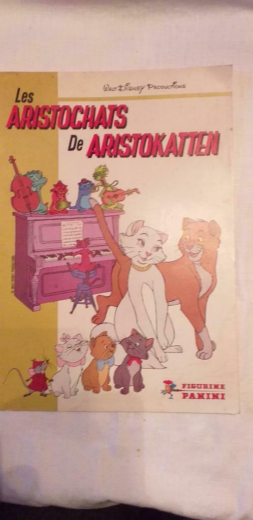 Album panini les aristochats 1983, Collections, Autocollants, Bande dessinée ou Dessin animé, Enlèvement ou Envoi