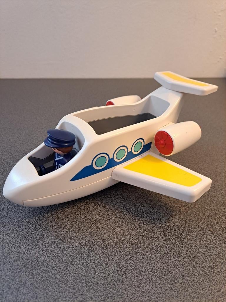 Playmobil 123 vliegtuig, Kinderen en Baby's, Speelgoed | Playmobil, Ophalen of Verzenden, Gebruikt