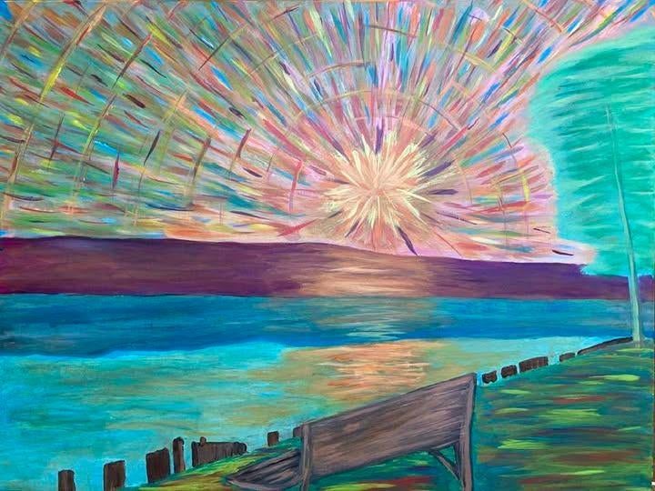 Peinture sur toile cadre tableau schilderij, Enlèvement ou Envoi