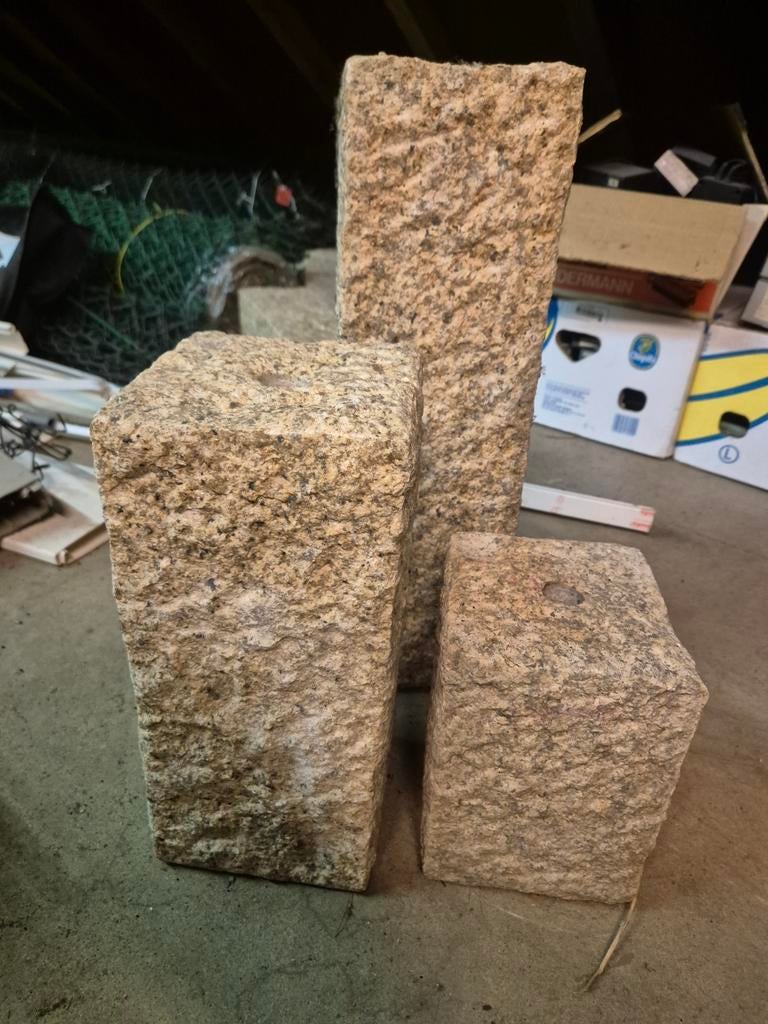 Te koop graniet fontein stenen, Tuin en Terras, Ophalen, Zo goed als nieuw, Graniet, Fontein