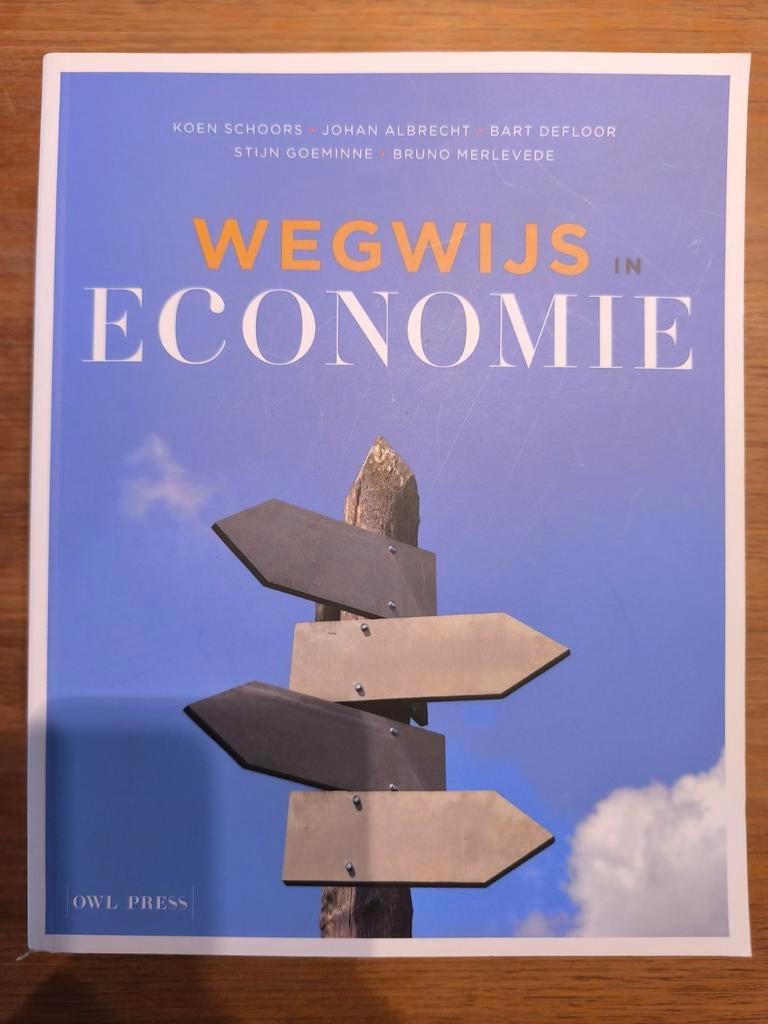 Bruno Merlevede - Wegwijs in economie, Ophalen of Verzenden, Zo goed als nieuw, Bruno Merlevede; Bart Defloor; Koen Schoors; Stijn Goeminne; ...