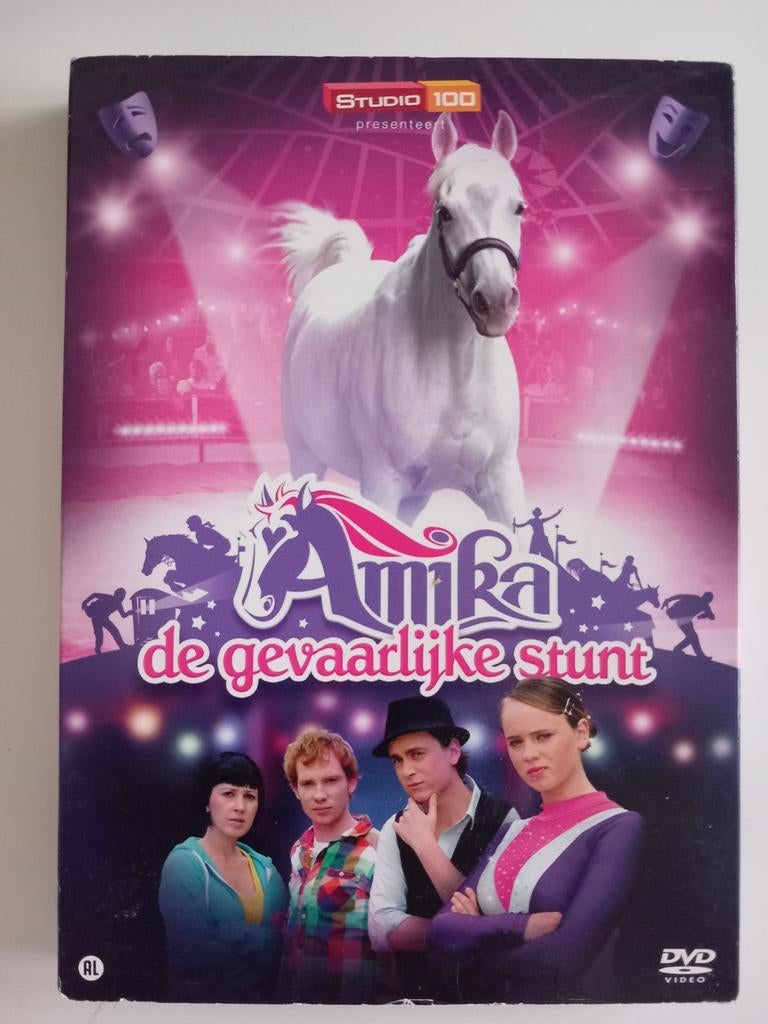 Dvd Amika : De gevaarlijke stunt (Jeugdfilm van Studio 100), Cd's en Dvd's, Dvd's | Kinderen en Jeugd, Ophalen of Verzenden, Avontuur