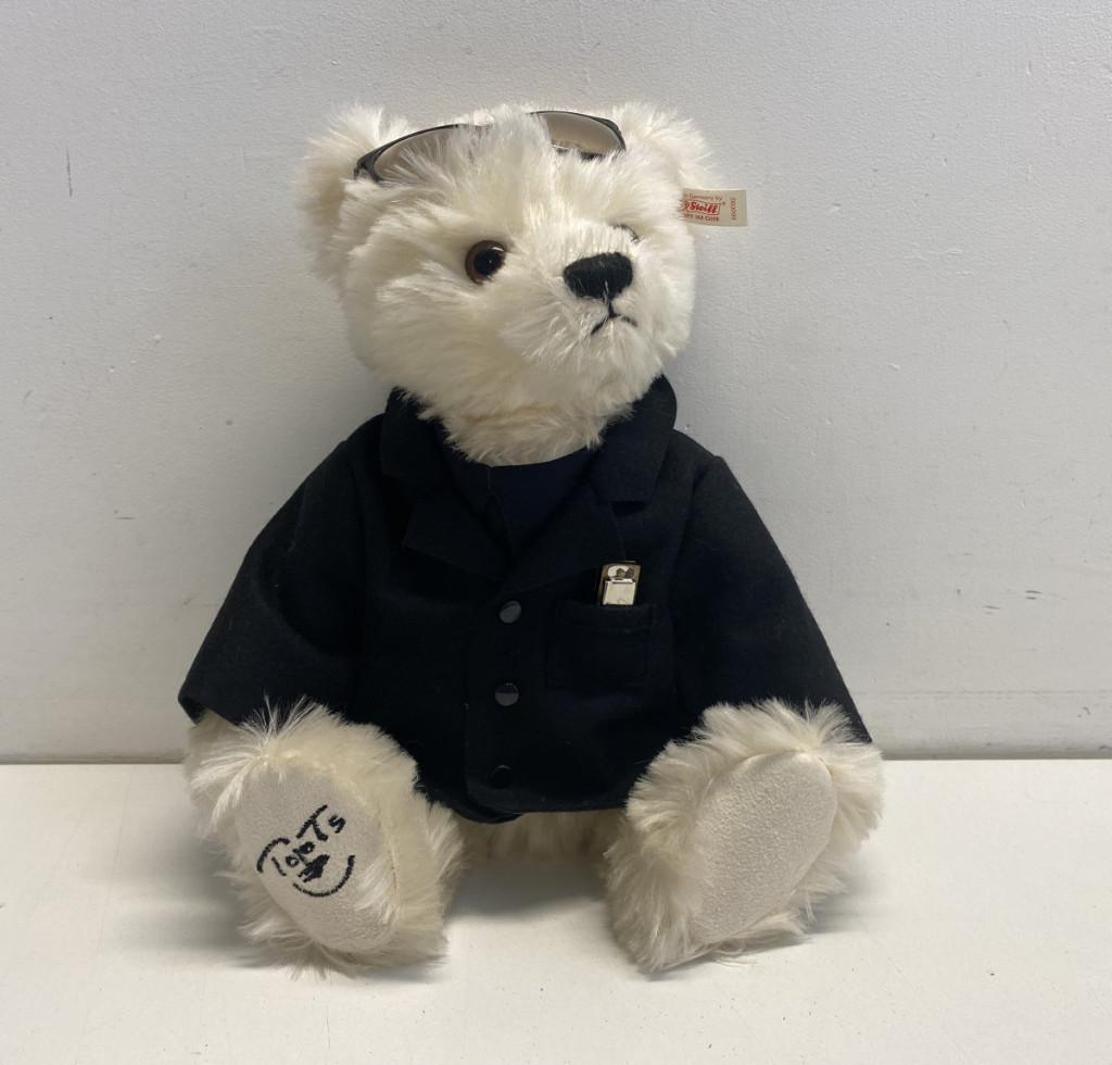 Ours en Mohair Steiff Toots Thielemans de 2000 Lim. Ed. 33cm, Enlèvement ou Envoi, Comme neuf, Ours en tissus, Steiff