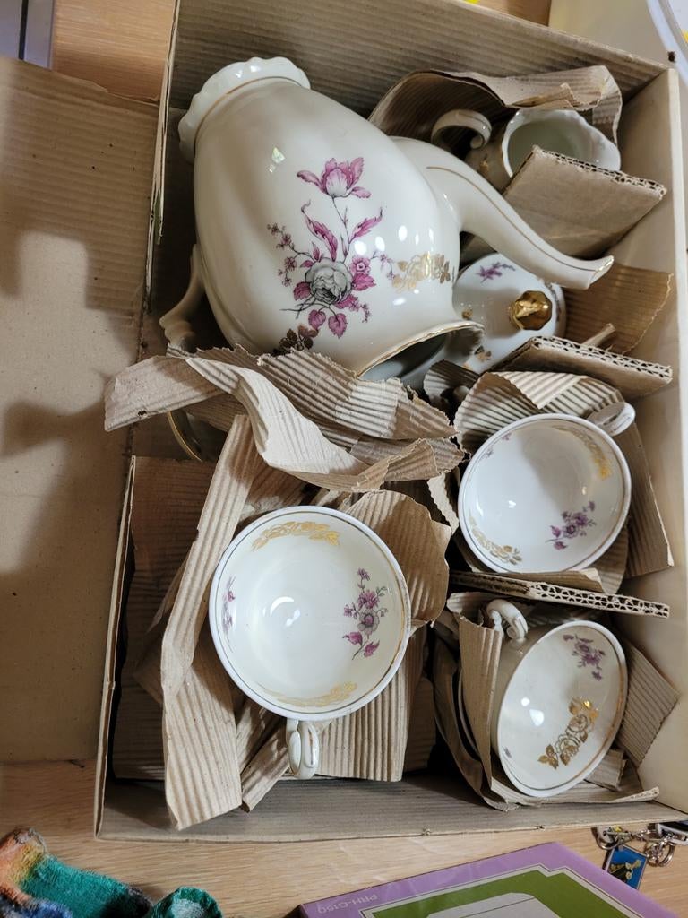 compleet porseleinen servies van Bavaria Bareuther voor 6 p, Antiek en Kunst, Ophalen