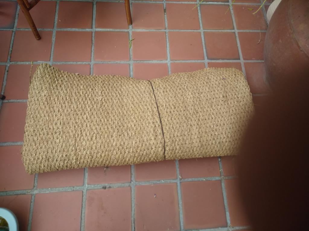 zeegras mat, Huis en Inrichting, Woonaccessoires | Schalen en Manden, Ophalen, Zo goed als nieuw, Rechthoekig, Overige materialen