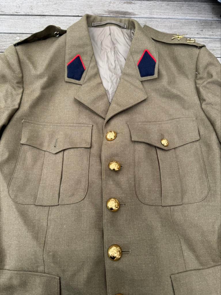 ABL luchtdoel artillerie vest en broek jaren 70, Collections, Enlèvement ou Envoi, Armée de terre, Vêtements ou Chaussures