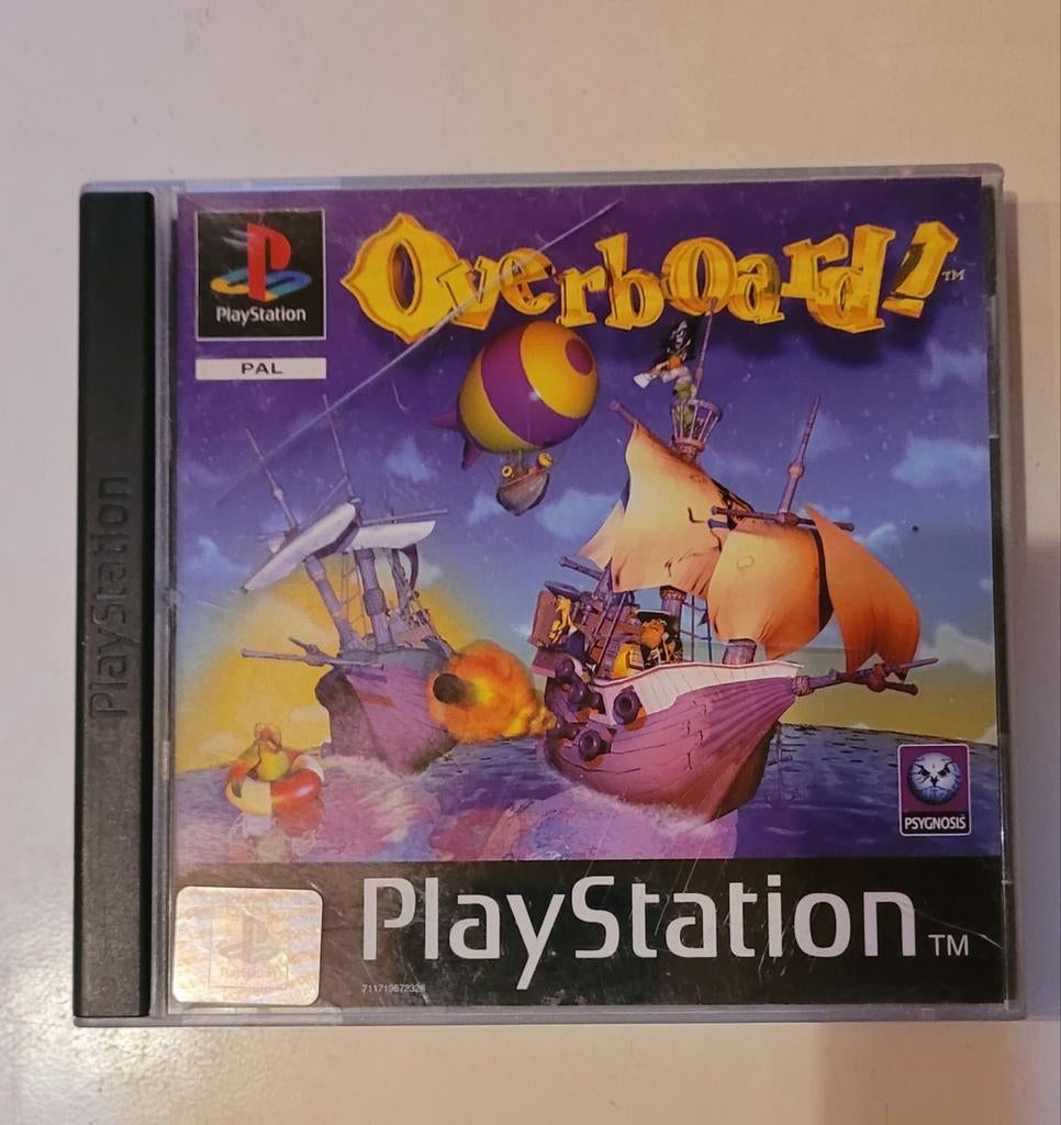 Jeu PS1 OVERBOARD!, Enlèvement, Utilisé