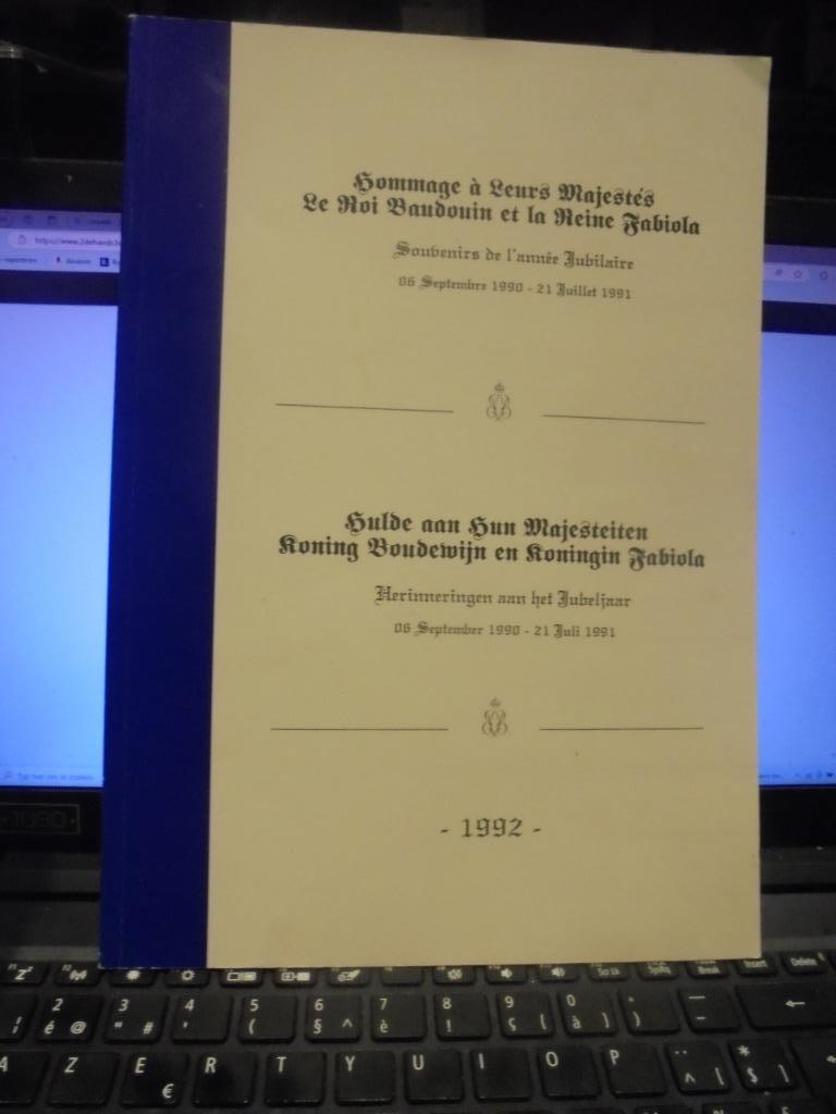 hulde aan hun majesteiten K.Boudewijn en K.Fabiola, Verzamelen, Ophalen of Verzenden, Zo goed als nieuw, Tijdschrift of Boek