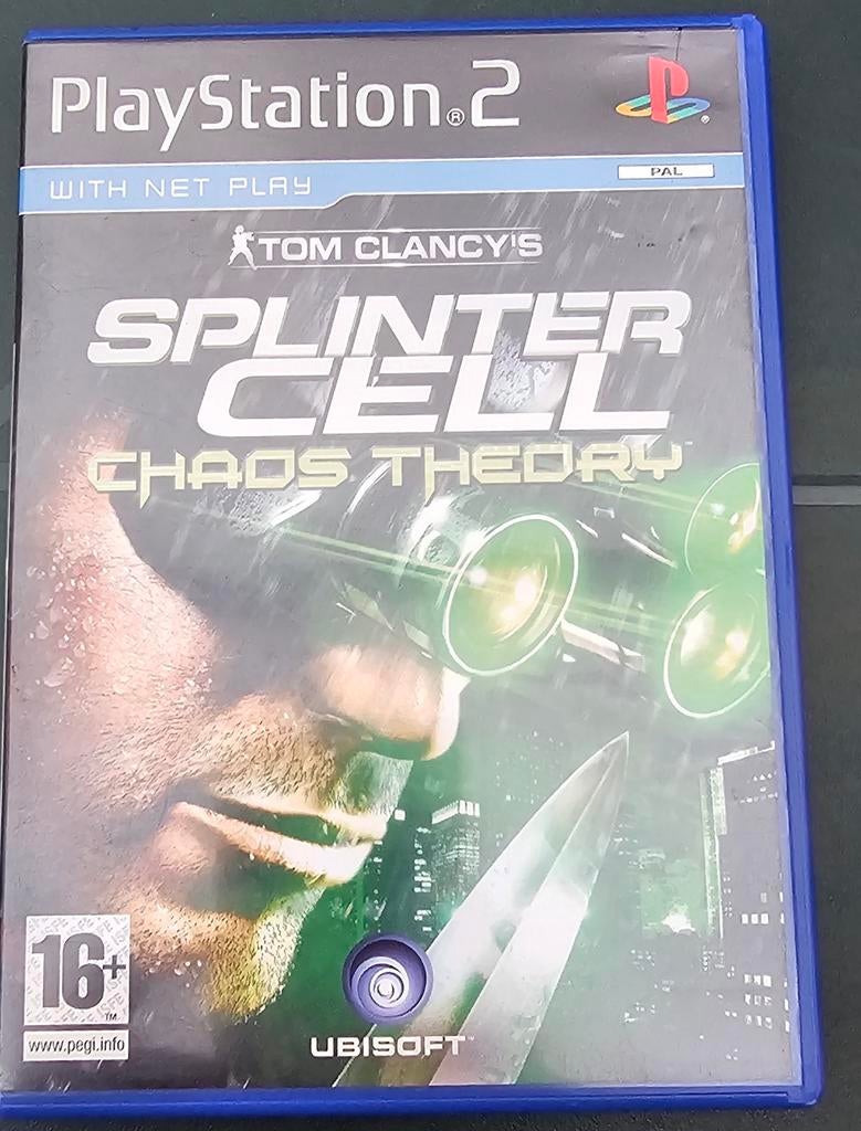 Ps 2 playstation 2 tom clancy´s splinter cell chaos theory, 2 spelers, Ophalen of Verzenden, Zo goed als nieuw, Platform