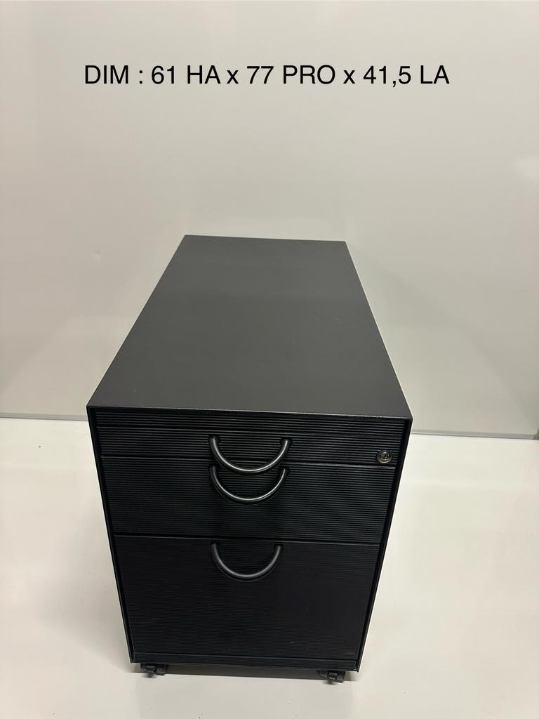 Caisson de bureau noir haute qualité Vitra, Enlèvement ou Envoi, Comme neuf