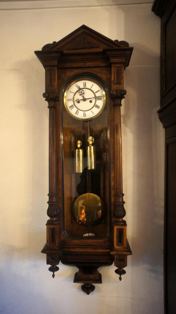 Gustav Becker regulator, Antiek en Kunst, Ophalen
