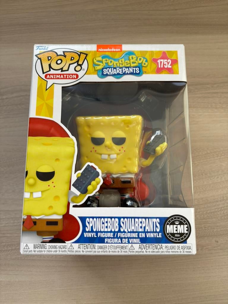 Funko Pop ! SpongeBob SquarePants #1752 — Heads Out Meme, Enlèvement ou Envoi, Comme neuf