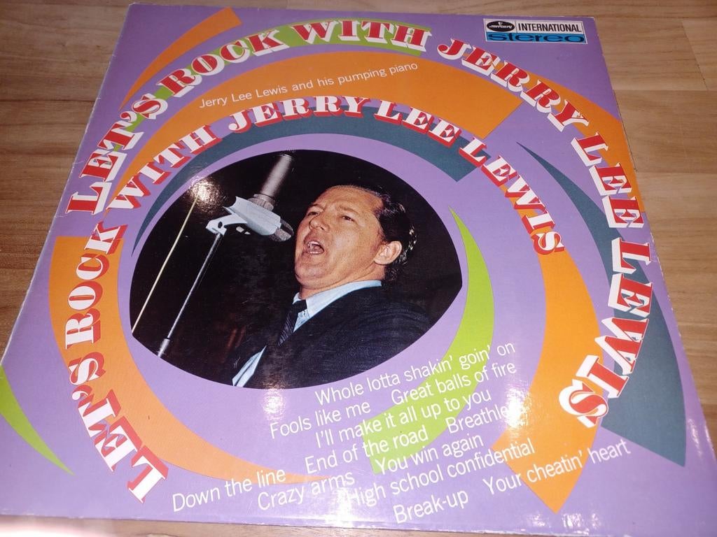 Lp Jerry Lee Lewis, Cd's en Dvd's, Vinyl | Rock, Ophalen of Verzenden, Gebruikt, 12 inch, Rock-'n-Roll