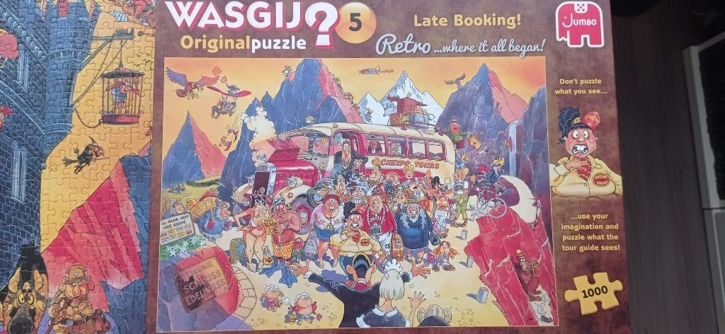 Wasgij puzzel, Ophalen, 500 t/m 1500 stukjes, Zo goed als nieuw, Legpuzzel