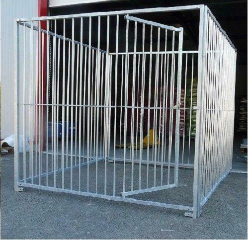 Chenil 16m² enclos chien parc chien chenil XXL galvanise, Envoi, Neuf