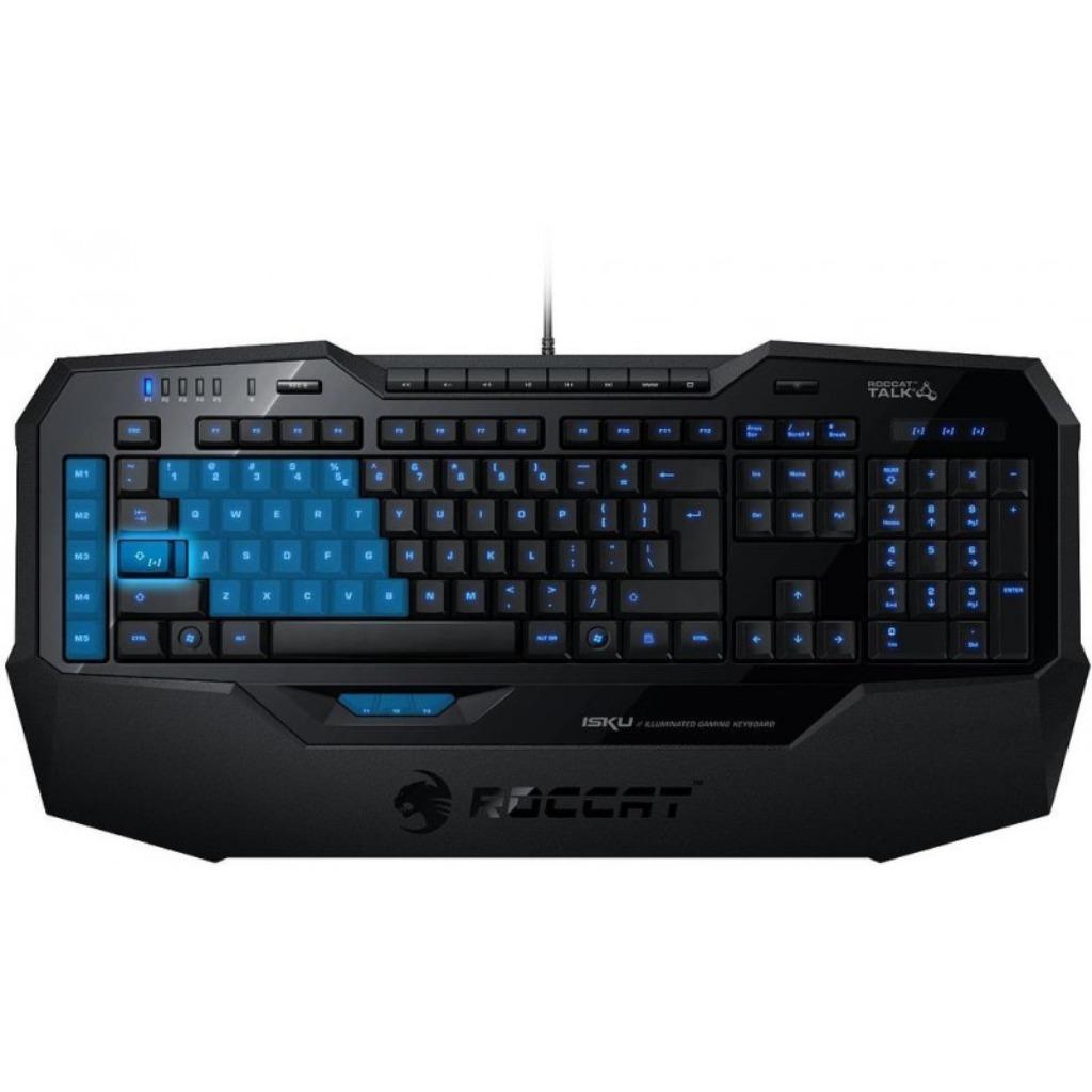 Roccat keyboard Isku ROC-12-721, Computers en Software, Ophalen, White shark, Zo goed als nieuw, Gaming toetsenbord