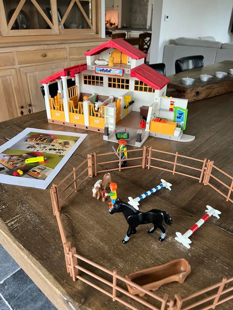 Ecole d'équitation Playmobil, Enlèvement ou Envoi, Utilisé, Ensemble complet