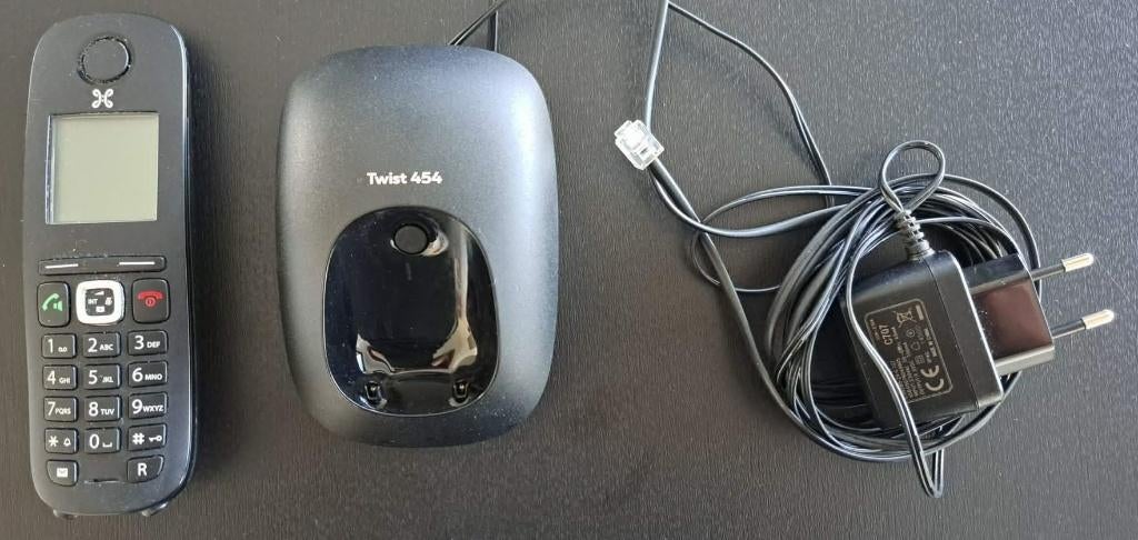 Twist 454 draadloze telefoon, Ophalen of Verzenden, Zo goed als nieuw, 1 handset, Stralingsarm