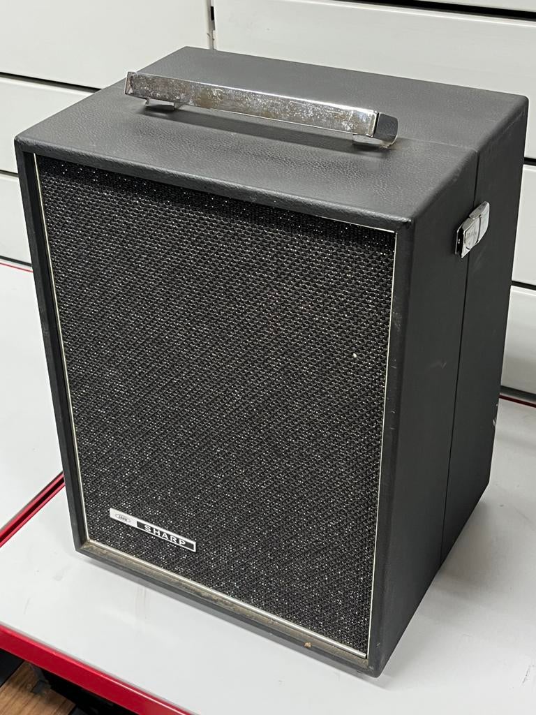 Sharp CP-401 vintage draagbare luidsprekers, Audio, Tv en Foto, Luidsprekerboxen, Overige merken, Gebruikt, Ophalen of Verzenden