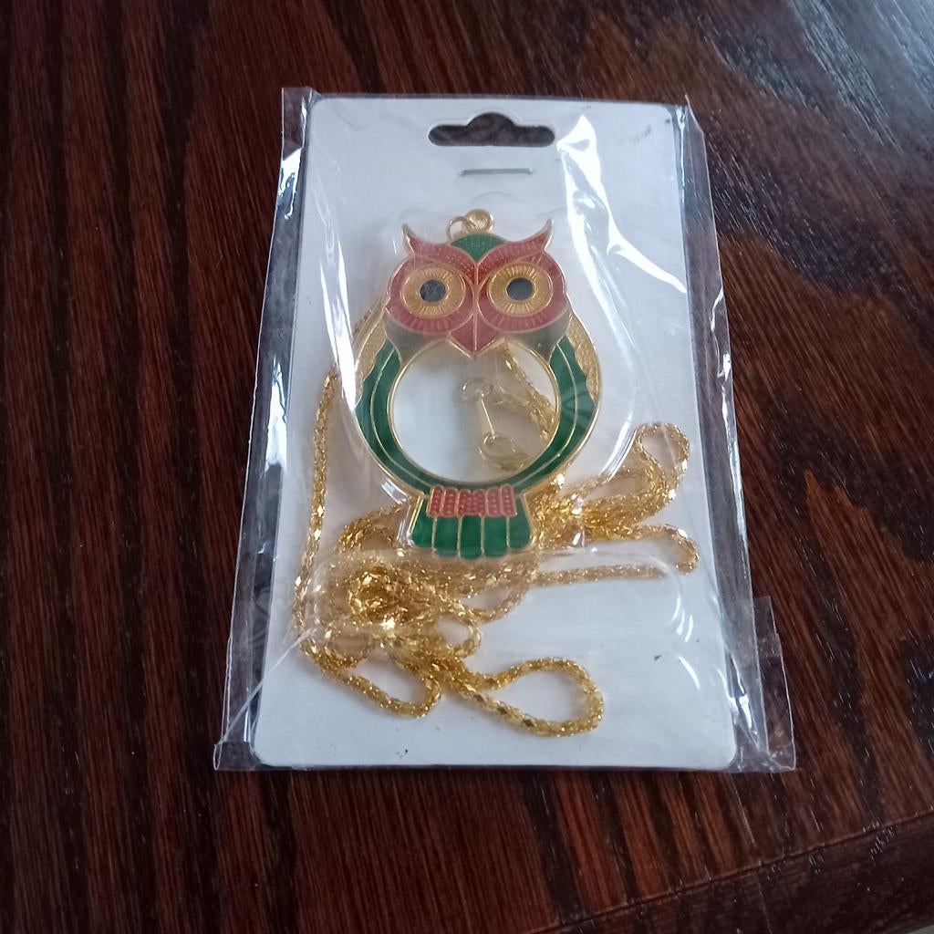 Nouveau collier en forme de hibou, Enlèvement