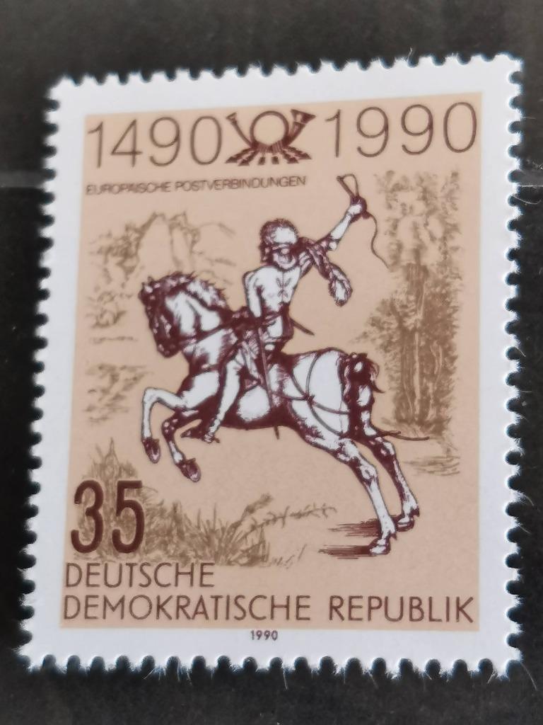 DDR 1990 - kunst - Albrecht Dürer - ruiter te paard **, Ophalen of Verzenden, DDR, Postfris