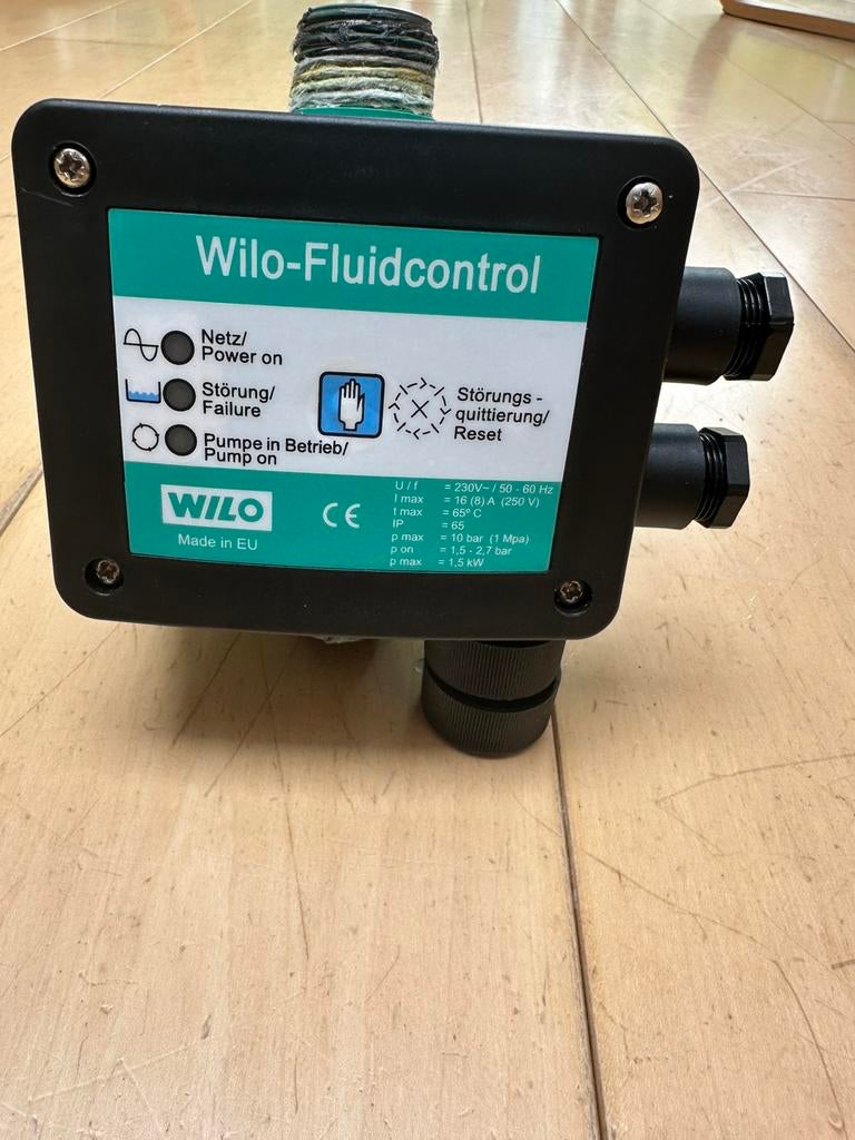 Fluid control Wilo, Enlèvement ou Envoi, Utilisé, Électrique, Pompe à eaux claires