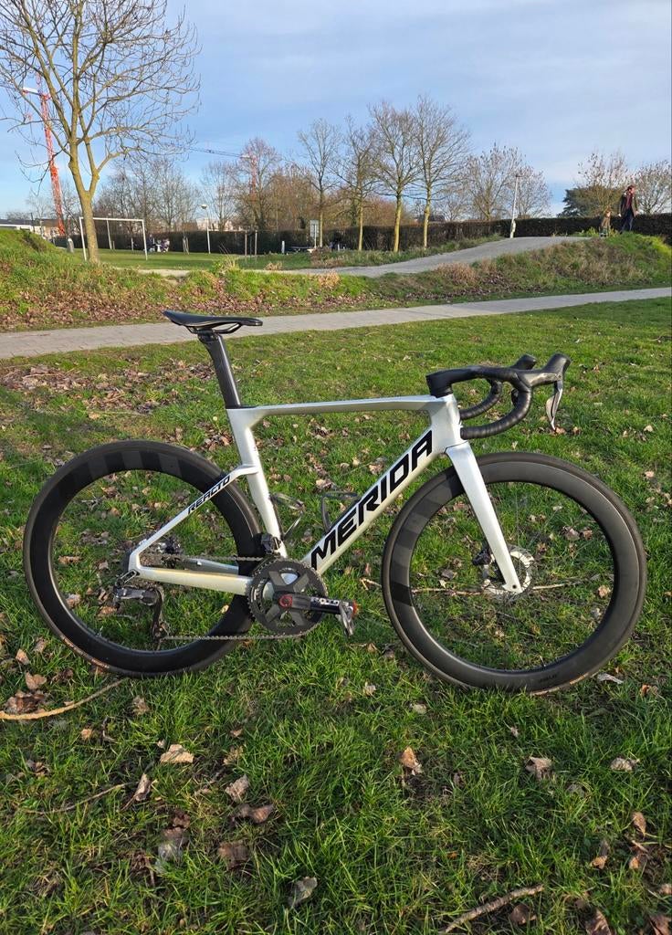 Merida Reacto racefiets, Fietsen en Brommers, Ophalen, Zo goed als nieuw, Carbon