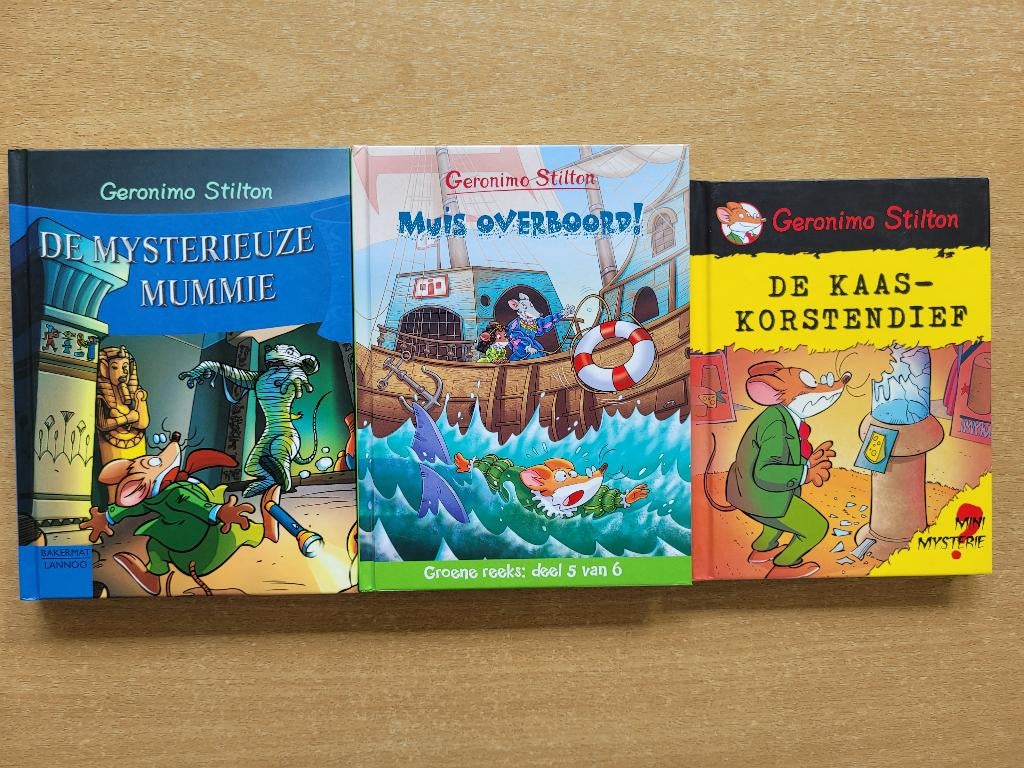 Pakket van 5 boeken Geronimo Stilton. Als nieuw!, Boeken, Ophalen of Verzenden, Zo goed als nieuw