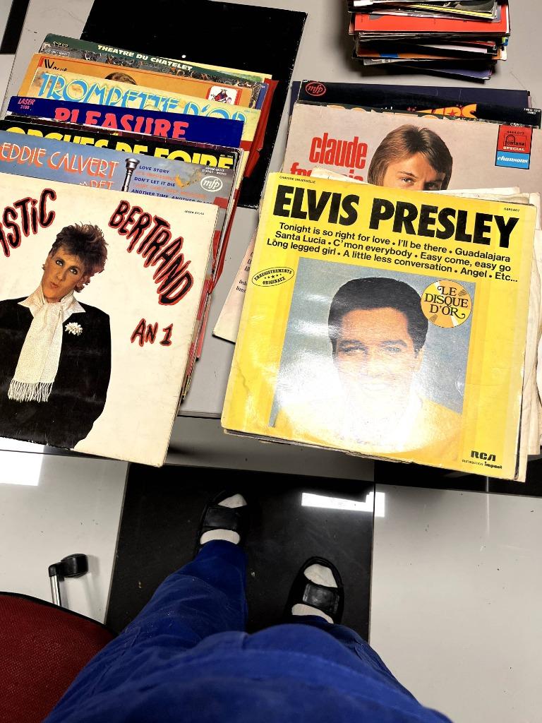 Lot de 34 (33 tours) et 86 (45 tours), Enlèvement ou Envoi, Utilisé, Musique d'ambiance ou Lounge