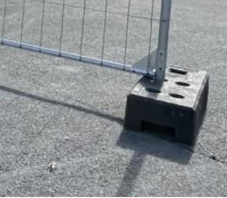 pots en béton pour clôtures, Enlèvement, Comme neuf