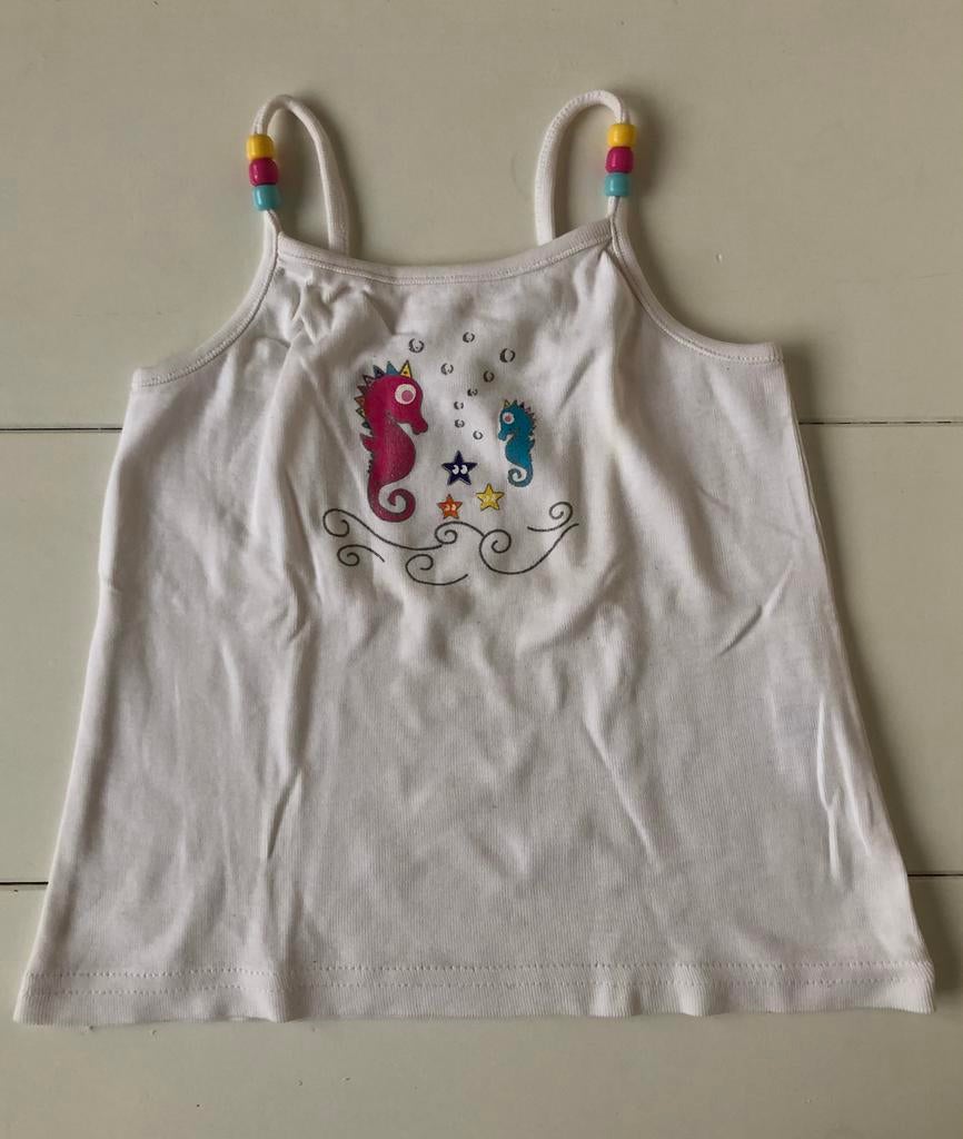 singlet zeepaardjes H&M 2 j 92, Meisje, H&M, Ophalen of Verzenden, Overige typen