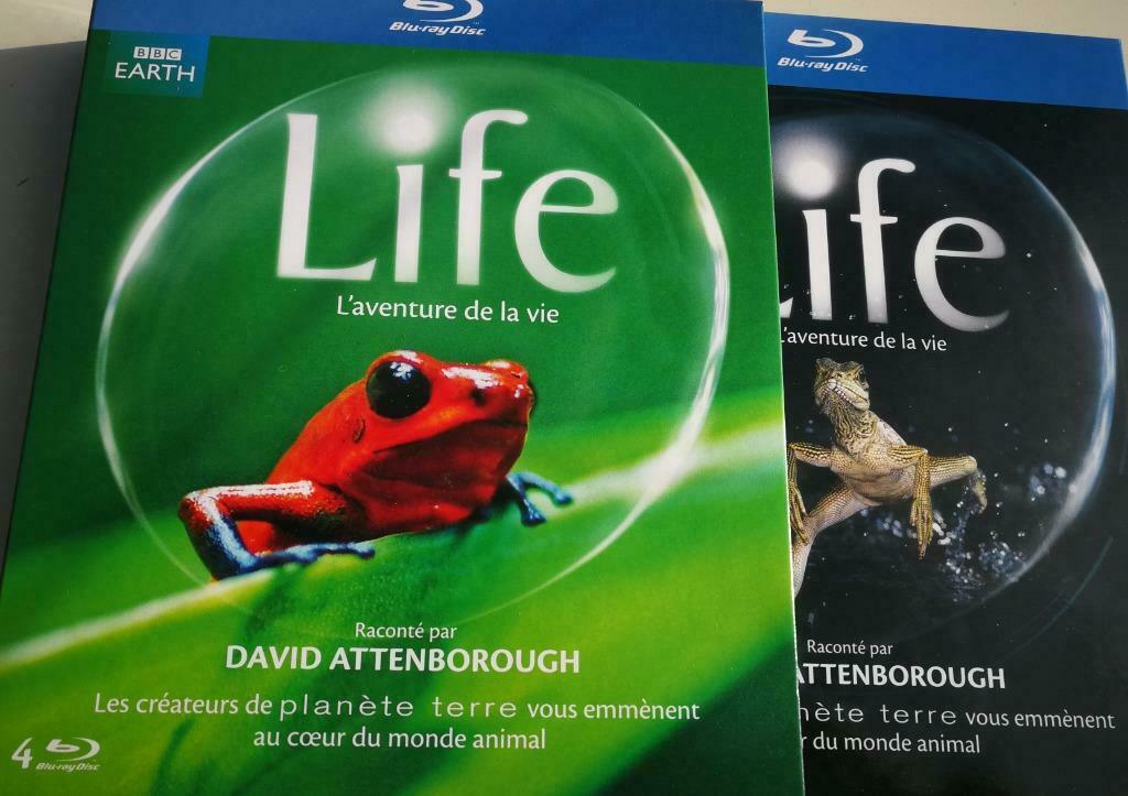 4 BLUE RAY DISC "LIFE,L'AVENTURE DE LA VIE" : etat neuf, CD & DVD, Blu-ray, Enlèvement, Documentaire et Éducatif, Coffret