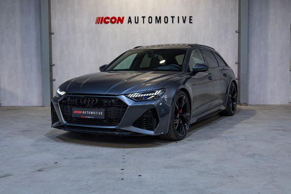 AUDI RS6 C8 AVANT - DYNAMIC+ l B&O l CERAMIC l MATRIX l PANO, Autos, Cuir, Argent ou Gris, Achat, Euro 6