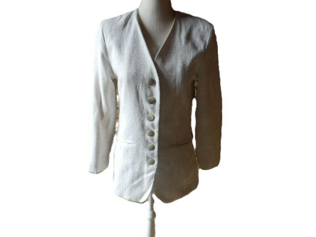 (17) - veste femme t.38 blanc cassé - pimkie -, Vêtements | Femmes, Taille 38/40 (M), Enlèvement ou Envoi, Rose, Comme neuf