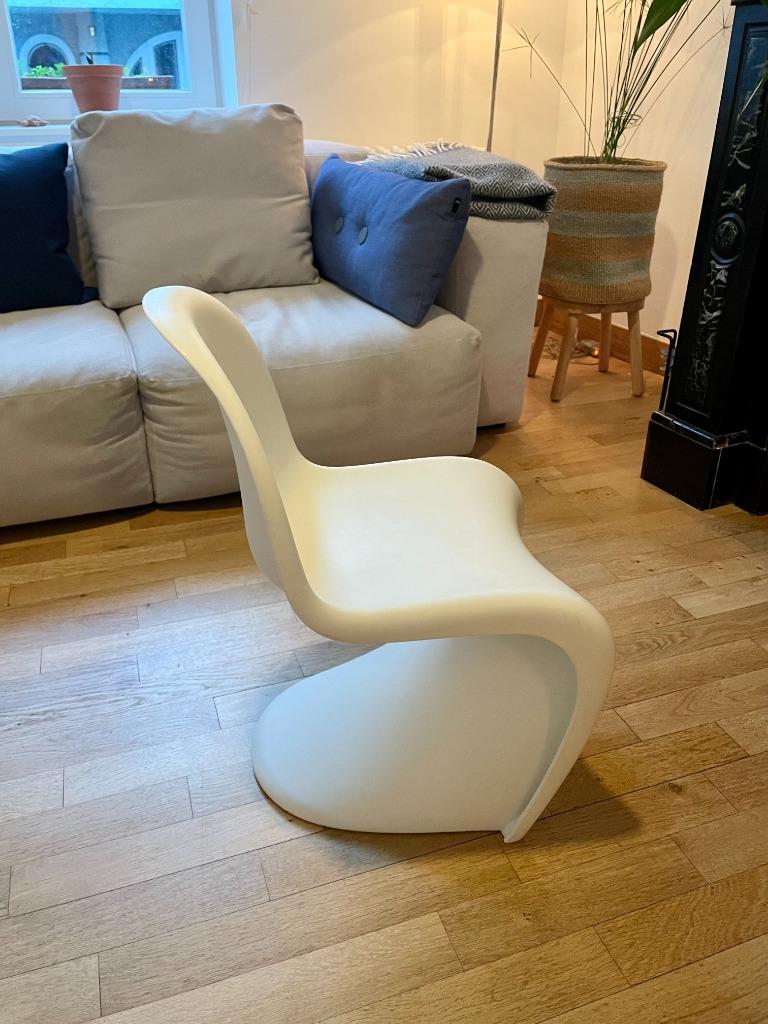 Vitra Panton Junior kinderstoel mat wit, Ophalen, Kunststof, Gebruikt, Wit