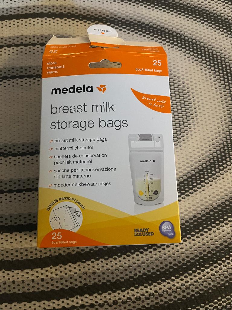 Medela moedermelk bewaarzakjes, Kinderen en Baby's, Ophalen of Verzenden, Zo goed als nieuw, Overige typen