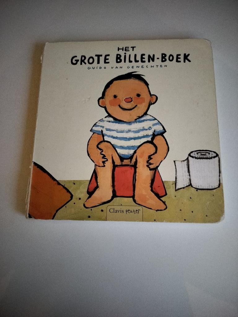 Guido Van Genechten - Het grote billen-boek kartonboekje, Boeken, Ophalen of Verzenden, Zo goed als nieuw, Guido Van Genechten