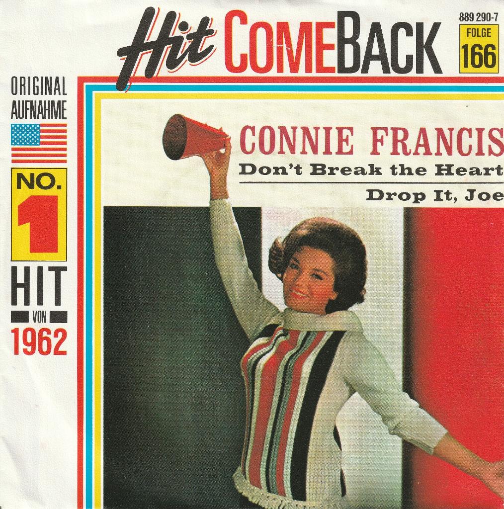 Connie Francis - Don't break the heart, Ophalen of Verzenden, Zo goed als nieuw, Pop